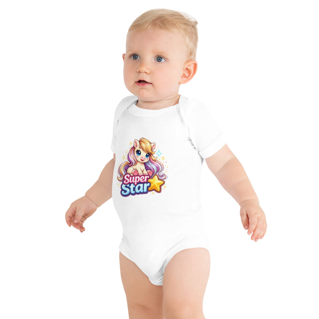 Super Star Pony Baby short sleeve one piece