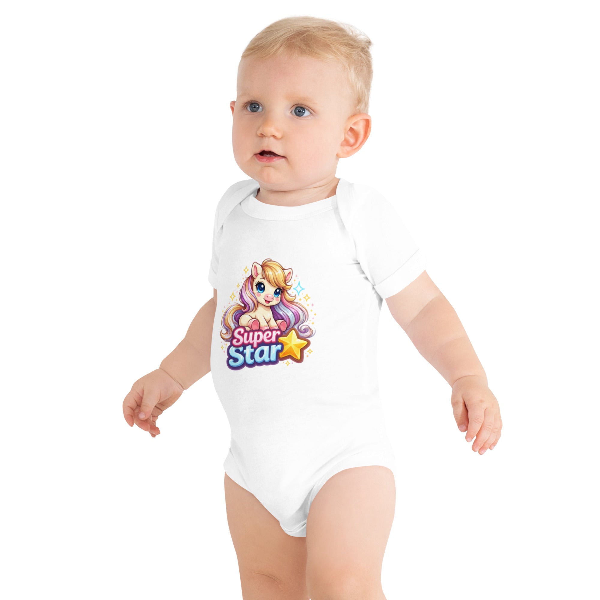 Super Star Pony Baby short sleeve one piece
