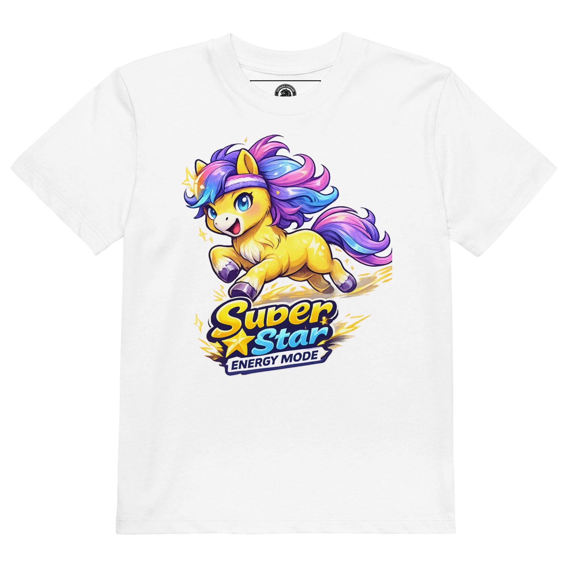 Captain Clothes Energy Pony Organic cotton kids t-shirt 12-13