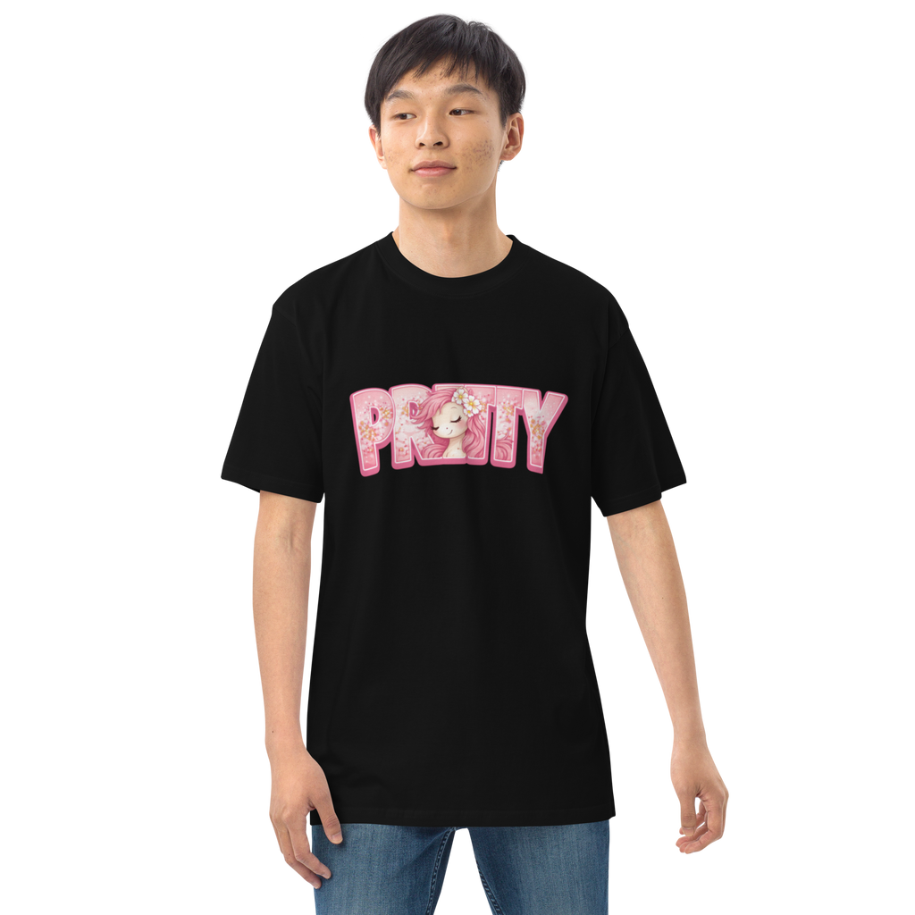 One very Pretty Pony Men’s premium heavyweight tee