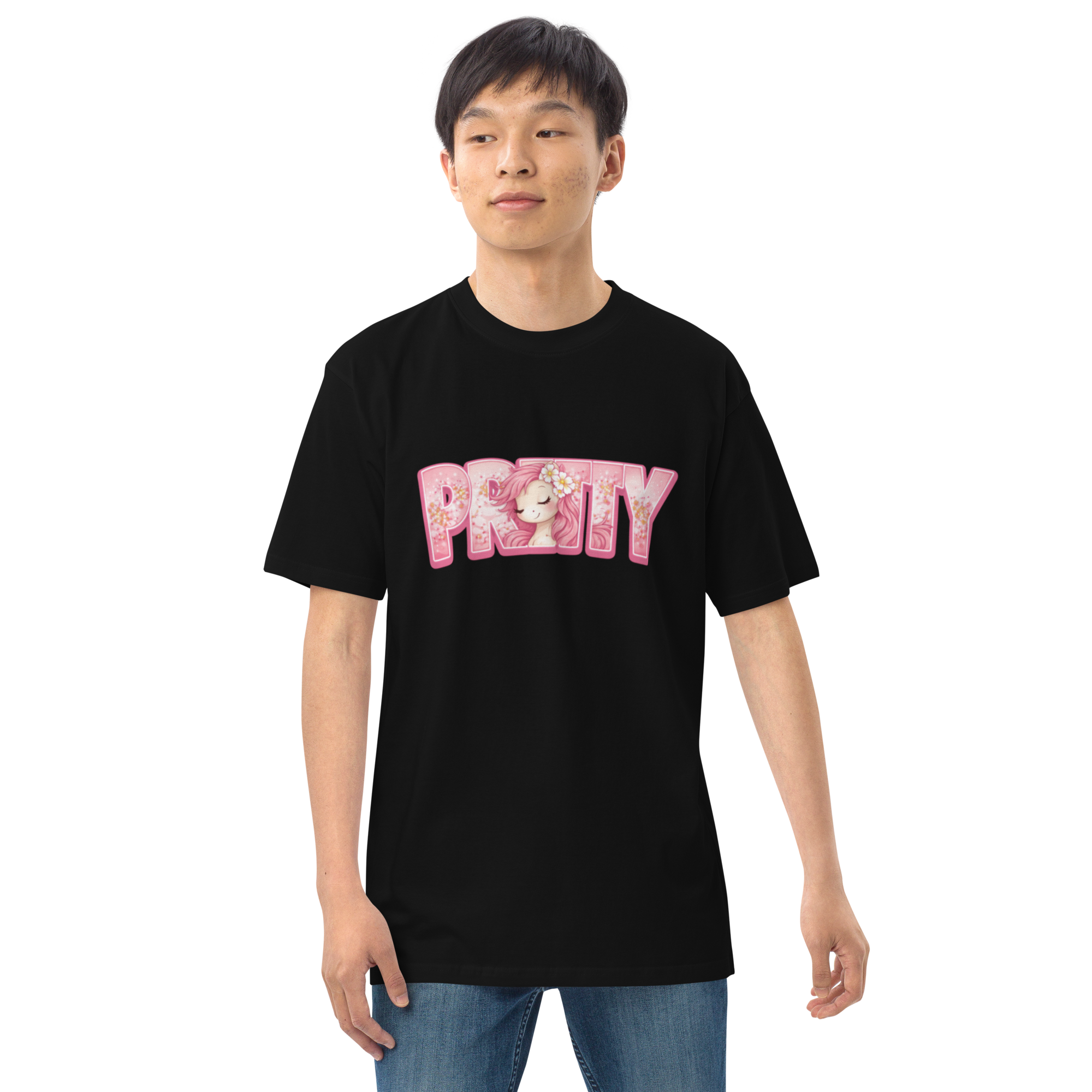 One very Pretty Pony Men’s premium heavyweight tee