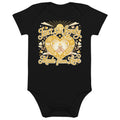 Isn't she lovely Organic cotton baby bodysuit Black