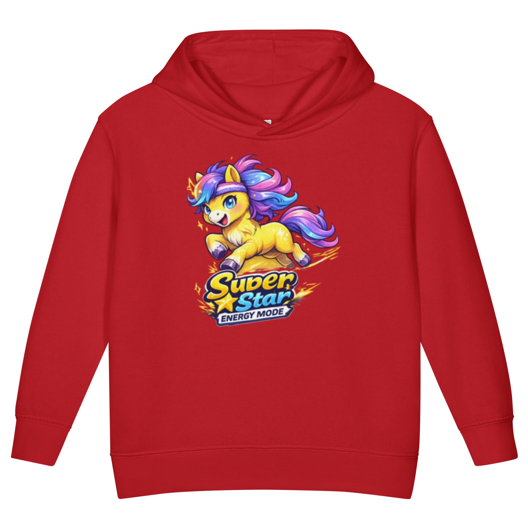 Energy Pony Toddler fleece pullover hoodie 5-6T