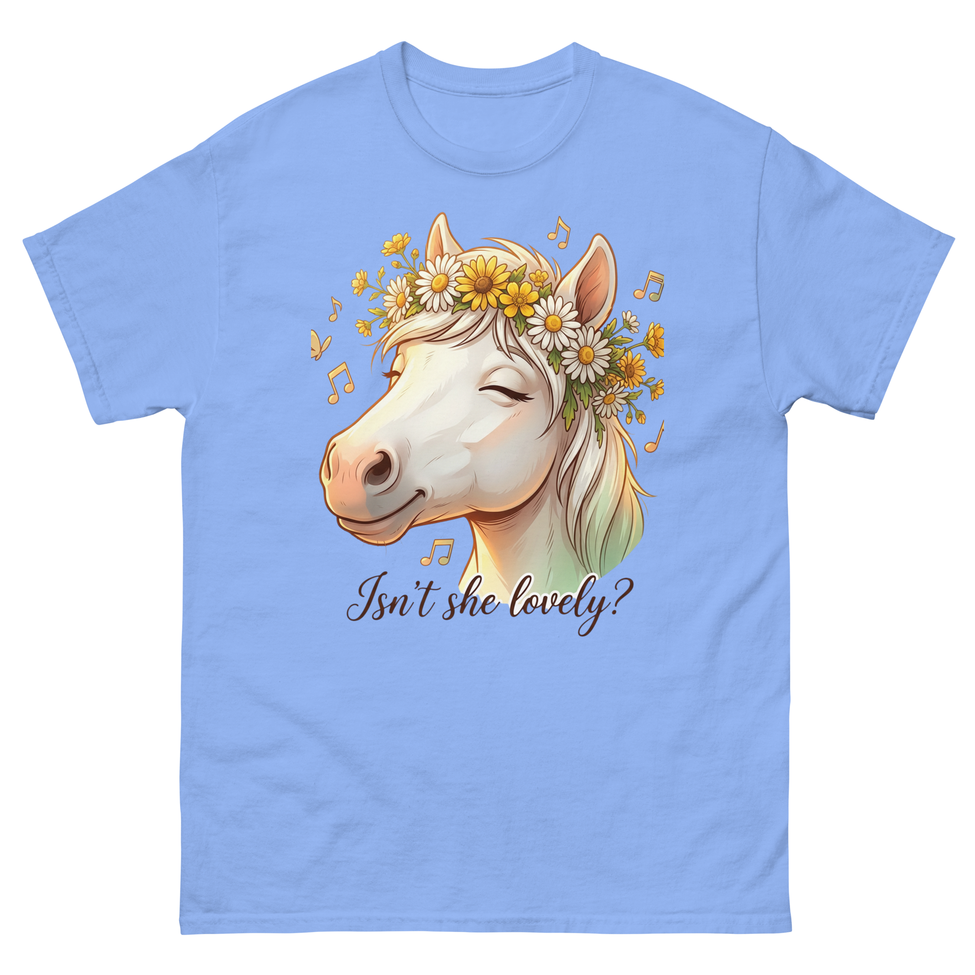 Isn't she lovely 😻 classic tee Carolina Blue