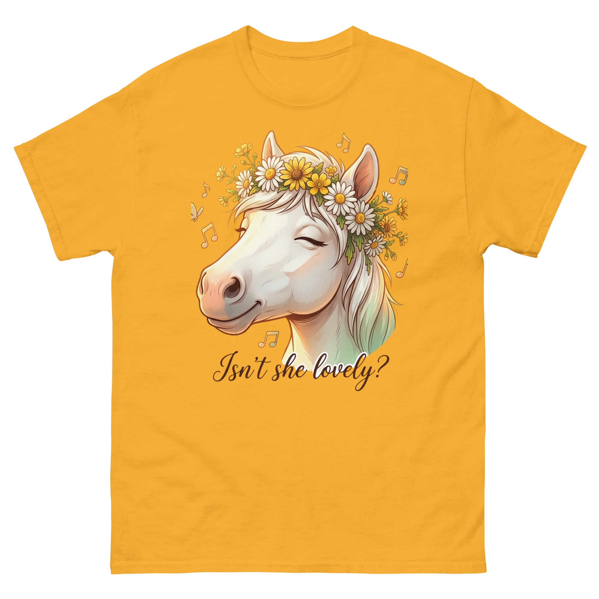 Isn't she lovely 😻 classic tee Gold