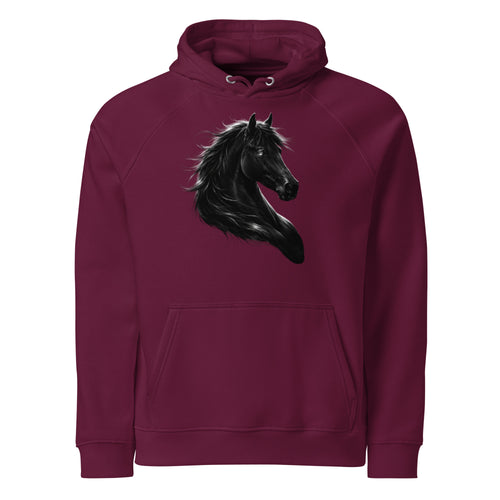 Alpha Stallion🐴💪🏻 hoodie Burgundy