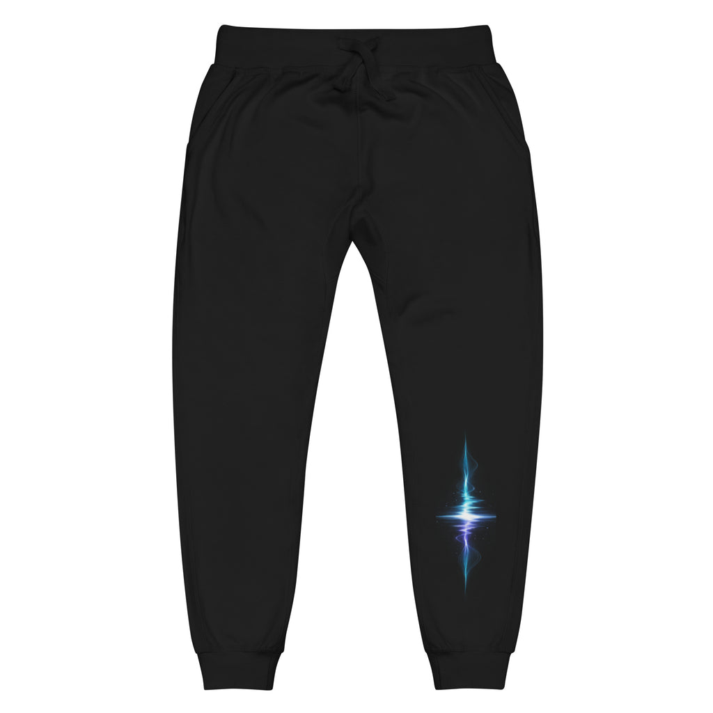 Midnight Break Unisex fleece sweatpants Black