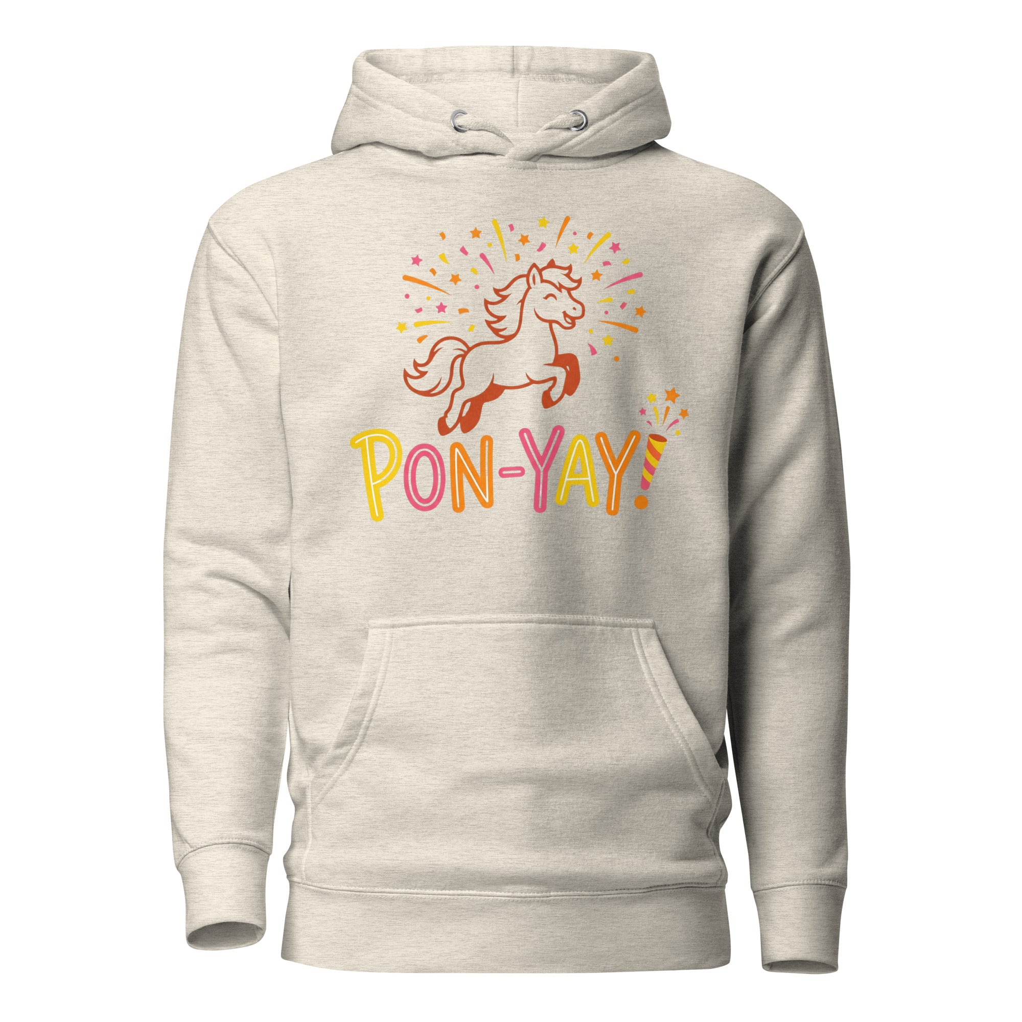 Pon-yay 🥳 🐎 Hoodie Oatmeal Heather