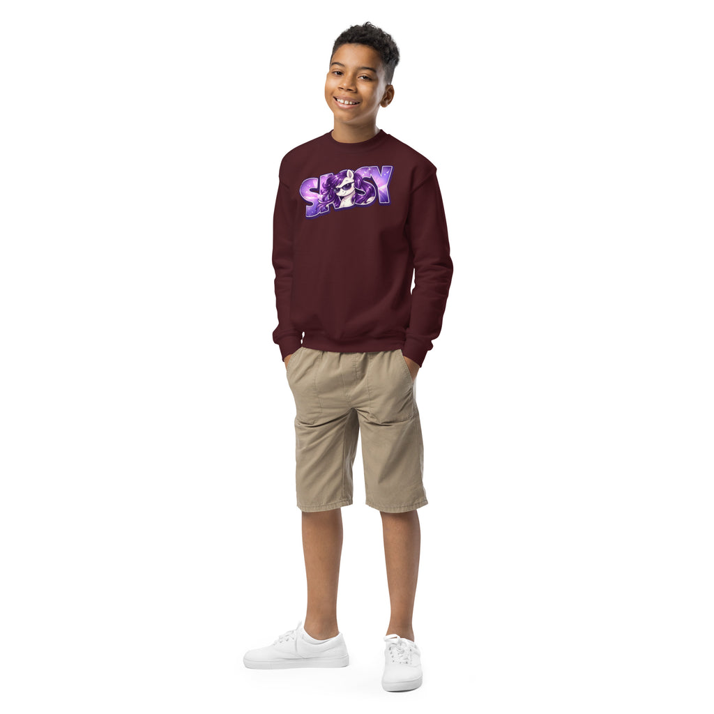 Sassy Pony 😎🐴Youth crewneck sweatshirt
