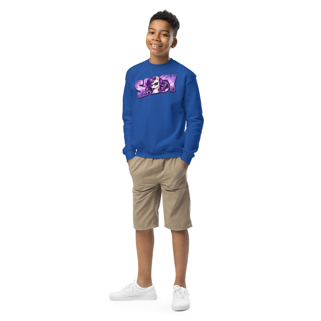 Sassy Pony 😎🐴Youth crewneck sweatshirt