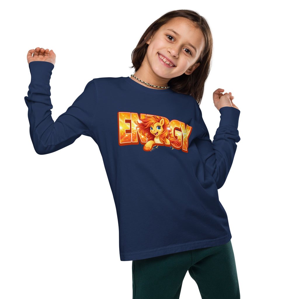 Energy Pony 🐴 ⚡Youth long sleeve tee