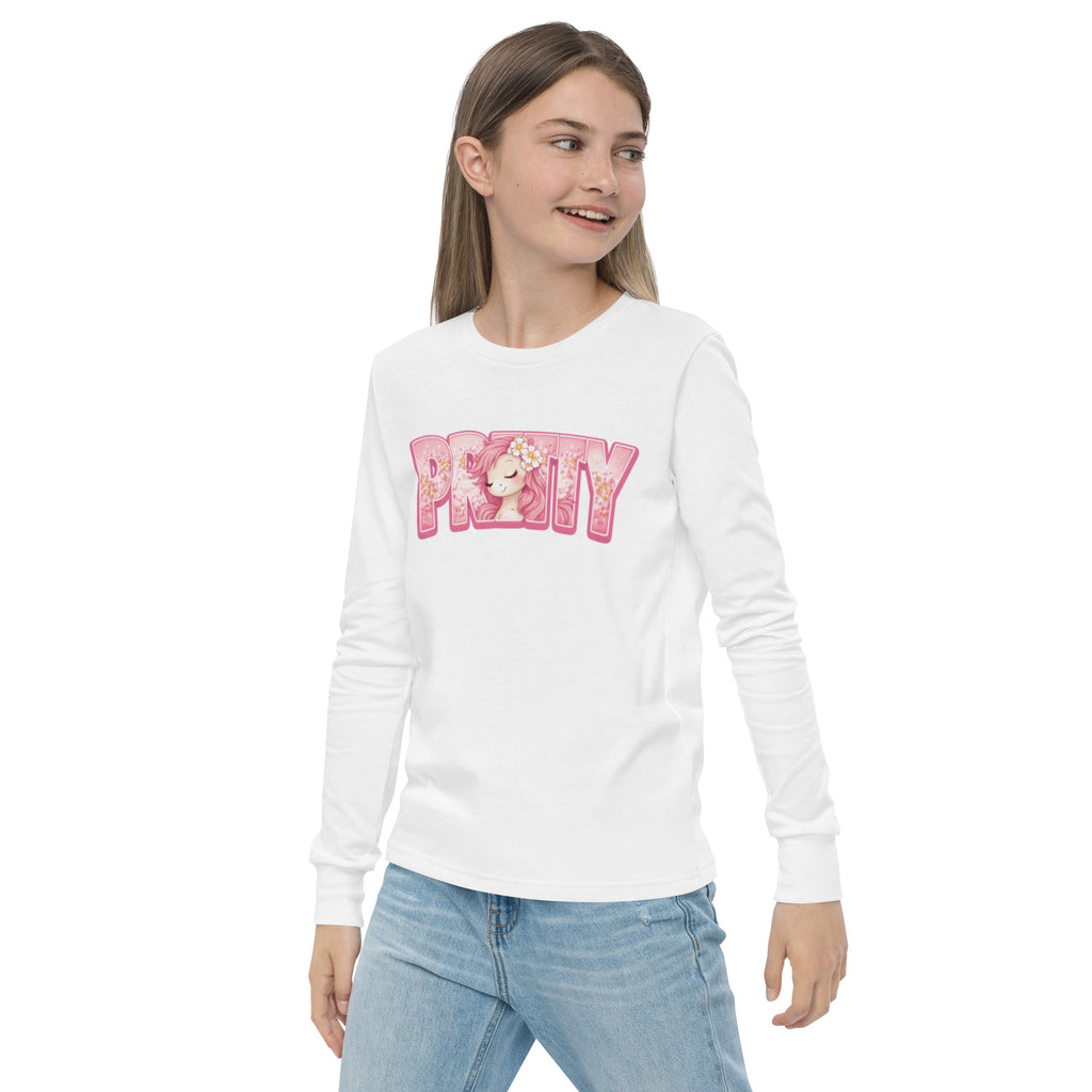 Pretty Pony Adorable 😍 Youth long sleeve tee