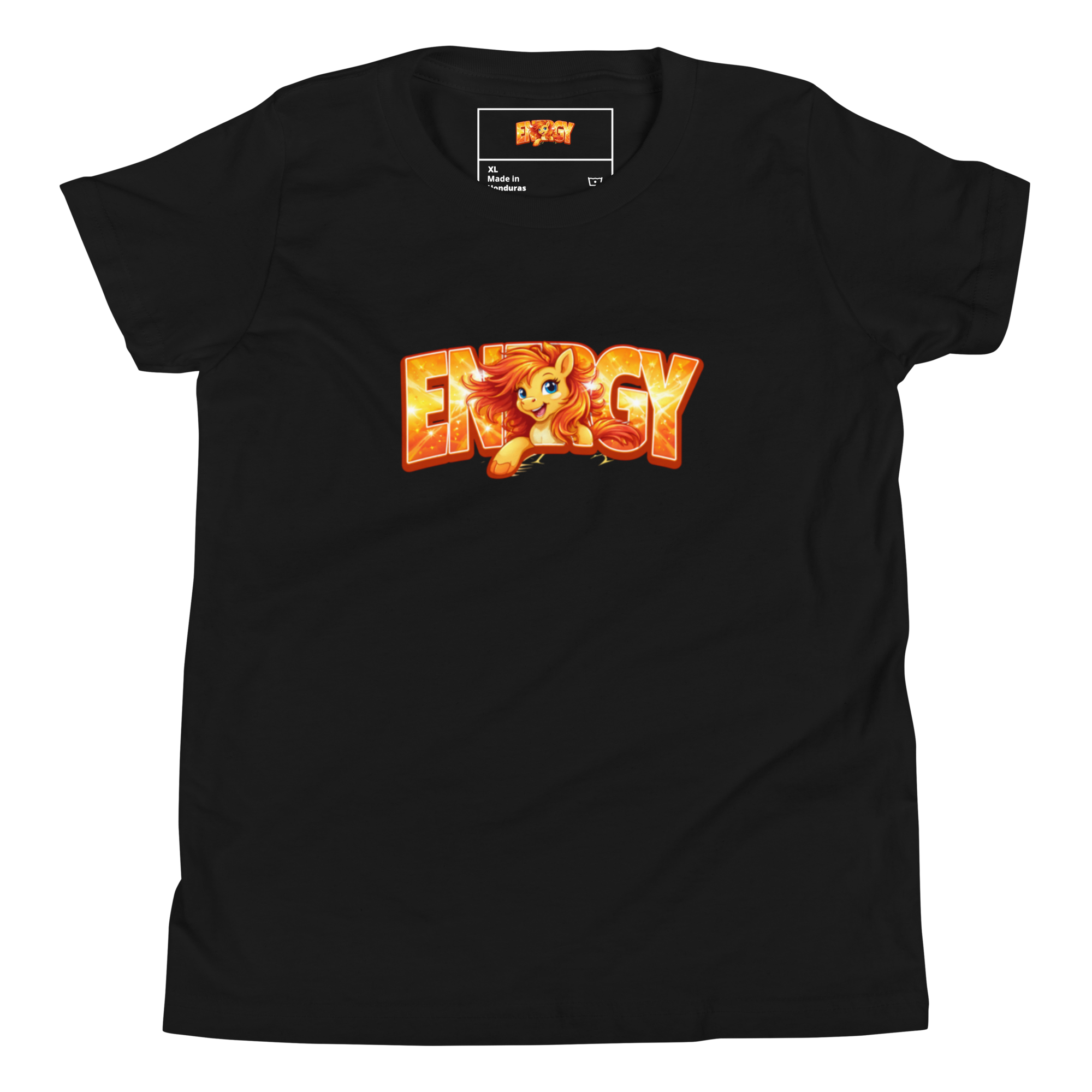 Energy Pony kids T-shirt 🐎⚡ Black XL